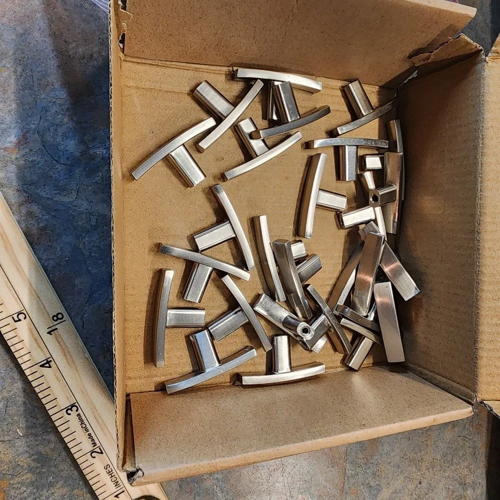 Amerdeco Brushed Satin Nickel 2in  Cabinet Pulls Used 27 TOTAL, See Details